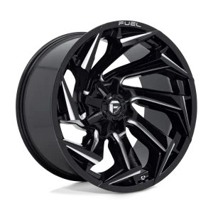 Fuel – D753 REACTION – Black – 22″x12″ -44mm – Summer Wheels – D75322201747